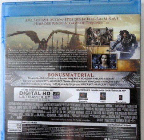 Tutti i DVDs: WARCRAFT -The Beginning- – Usato da Reinach BL venduto da studii100 1