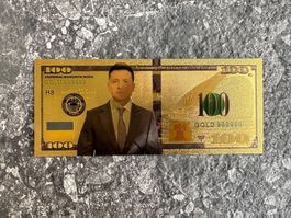 Wolodimir Zelensky Ukraine Sammlerbanknote