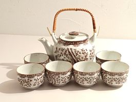 Teeservice Japan - Porzellan - 7 Teile - 1960