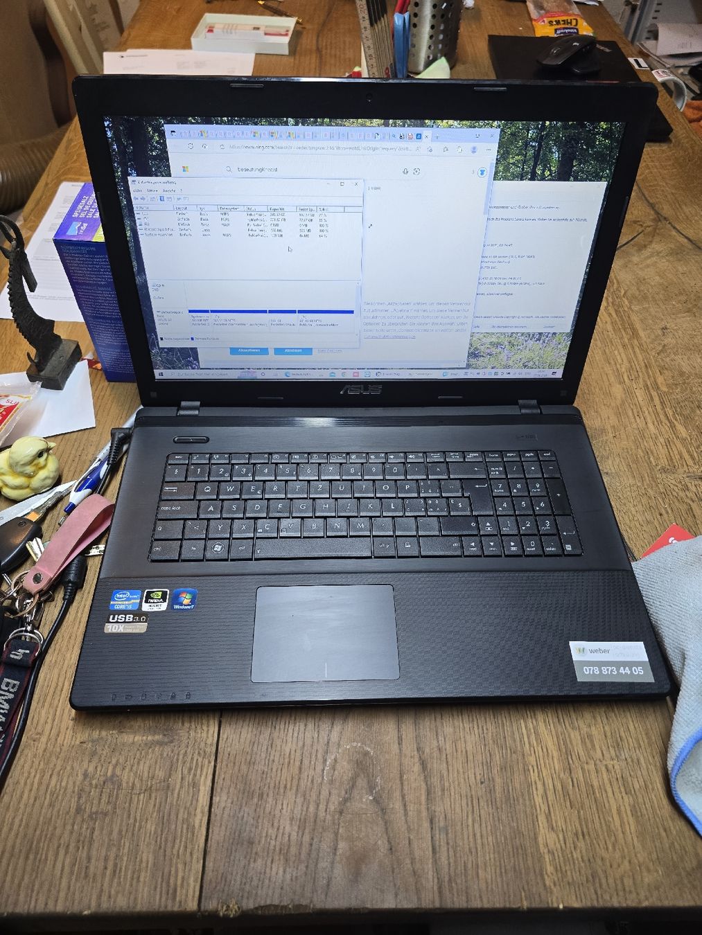 Asus Notebooks: Asus X75V Notebook (Q) – Gebraucht aus Rorschach von TimelessTrading