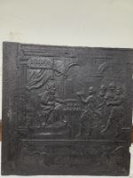 Kaminplatte Gusseisen mit Altes Testament Antik