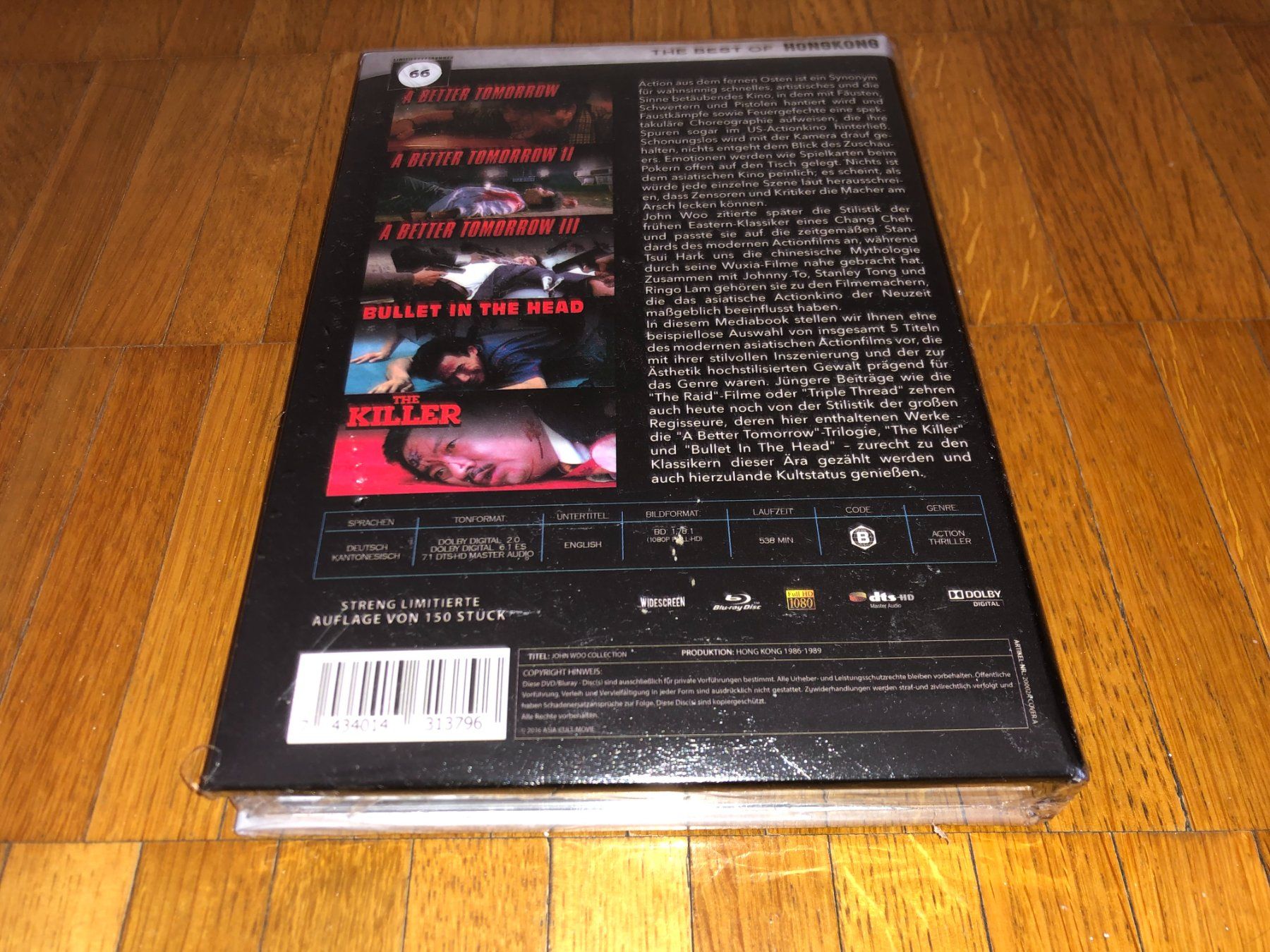 Tutti i DVDs: John Woo Collection - MEDIABOOK - WATTIERT - UNCUT – Nuovo e nell'imballaggio originale da Basel venduto da havsok 1
