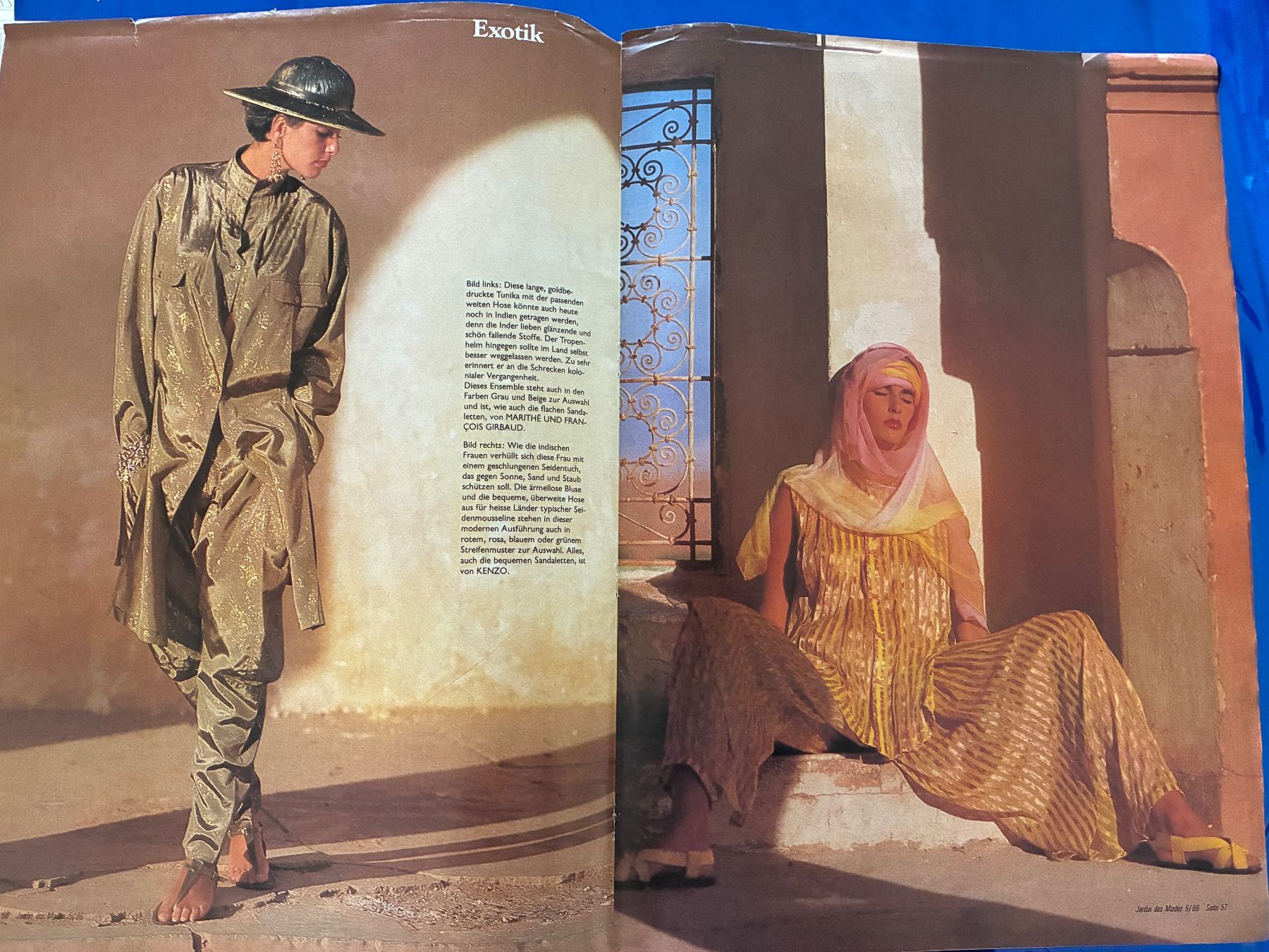 Riviste & Magazine: Le Jardin Des Modes 1986 Mode Design Schweizer Ausgabe – Usato da Aarwangen venduto da nemkin61 9