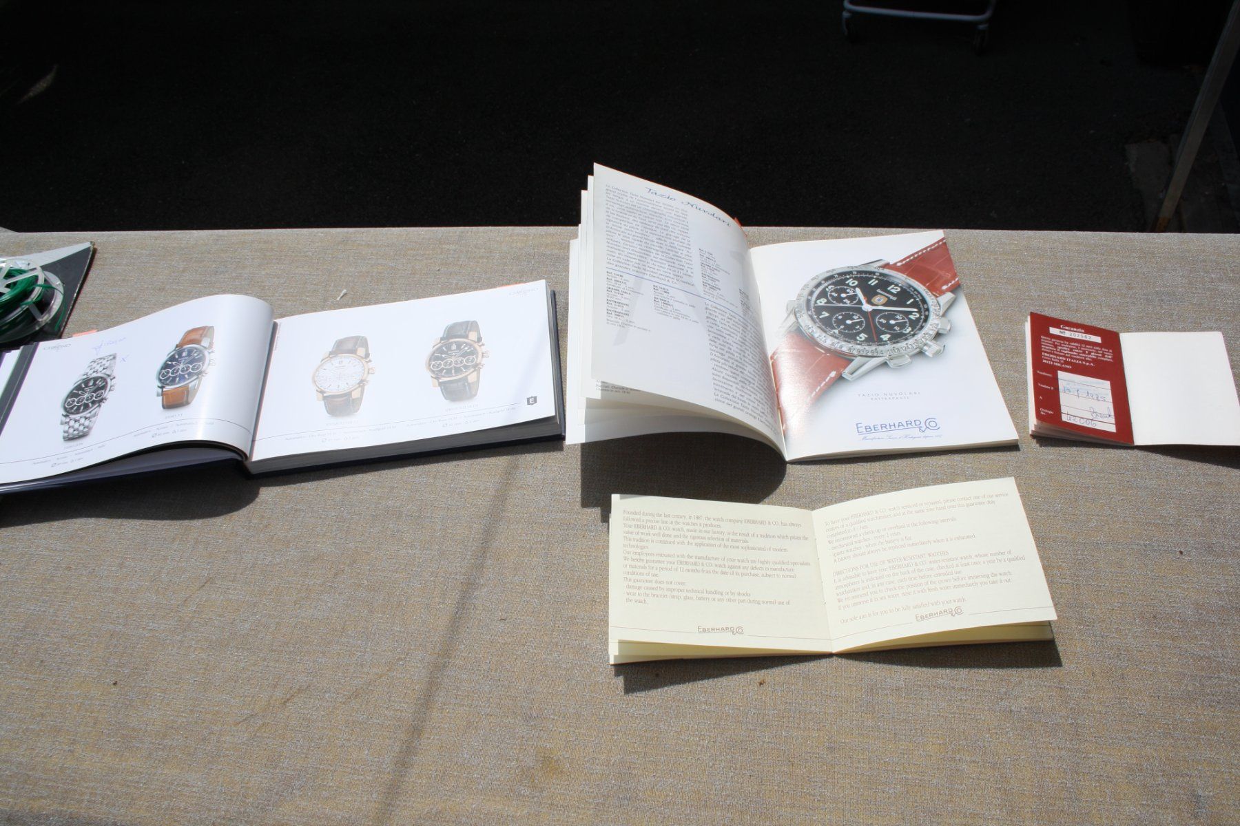 Eberhard & Co. Orologi: EBERHARD & CO UHREN BUCH KATALOG USW. – Usato da Wauwil venduto da Pneuedy 4