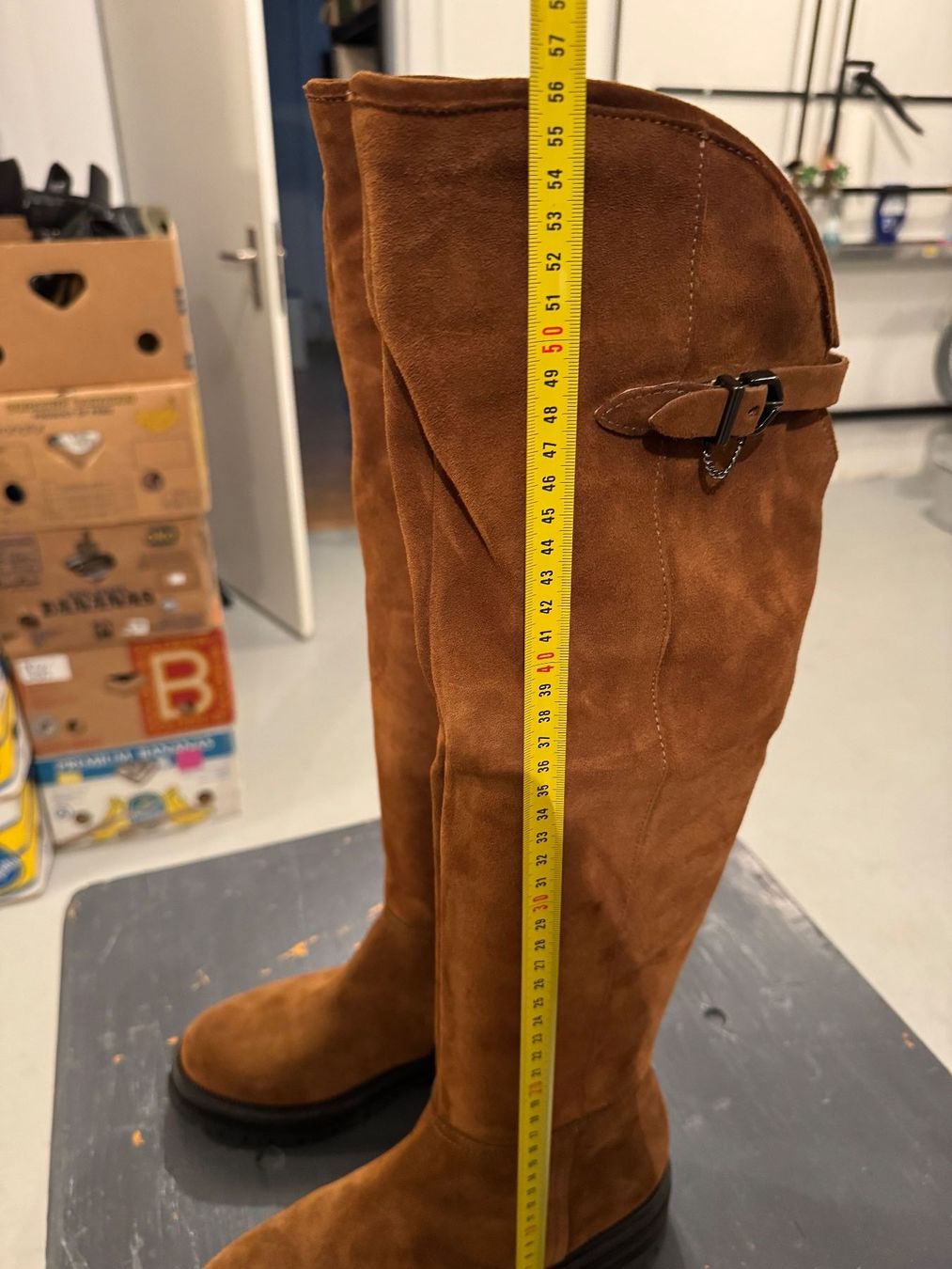 Chaussures femmes: Stiefel, Grösse 40, Farbe Cognac – D'occasion à Rorschacherberg par beeechen 1