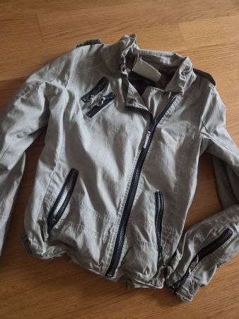 Markenjacke proud Jacke used beige Jacke Boho Retro Jacke