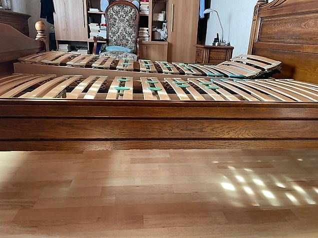 Letti: Lit double en chêne massif – Usato da Bure venduto da GDG01 3