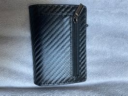 Portemonnaie/Kreditkartenetui Carbon Optik, neuwertig