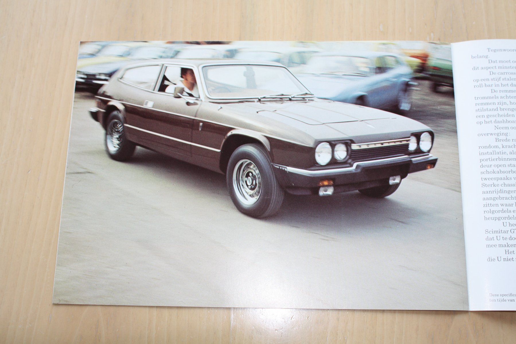 Dokumente: Relaint Scimitar GTE Prospekt NL – Gebraucht aus Wikon von erwin400 5
