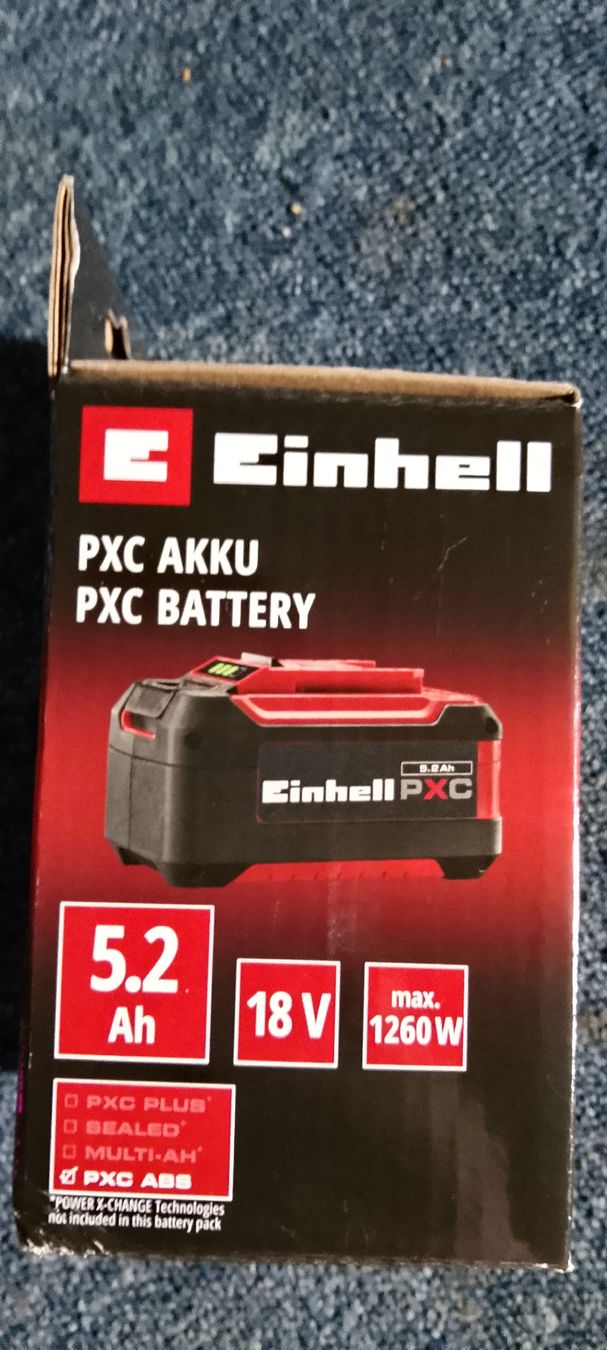 Einhell Akkus: NEU&OVP Einhell PXC Akku 18V 5.2Ah  – Neu und originalverpackt aus Dübendorf von John1893 2
