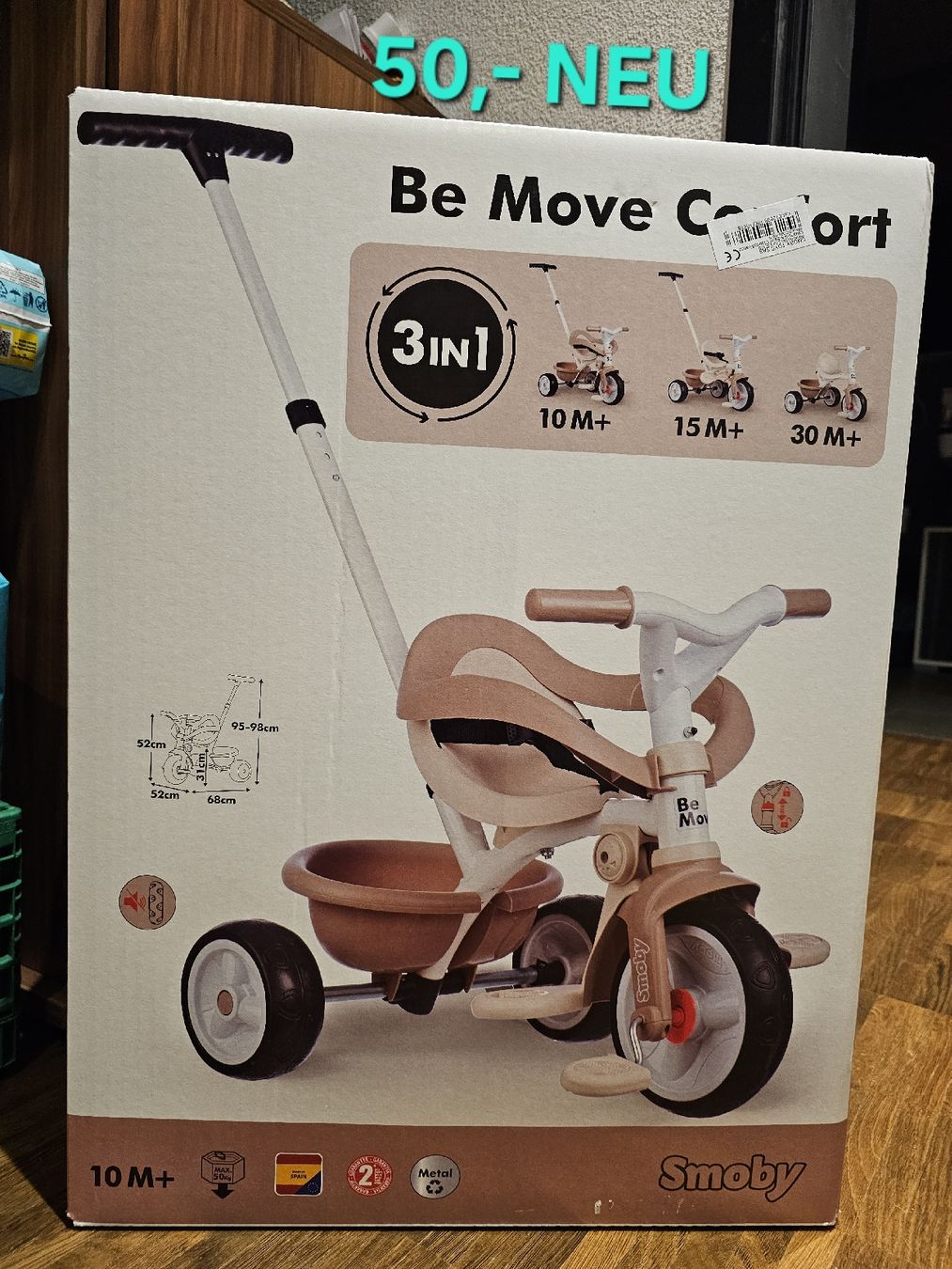 Smoby Véhicules pour enfants: Dreirad – Neuf avec emballage d'origine à Diepoldsau par Likily