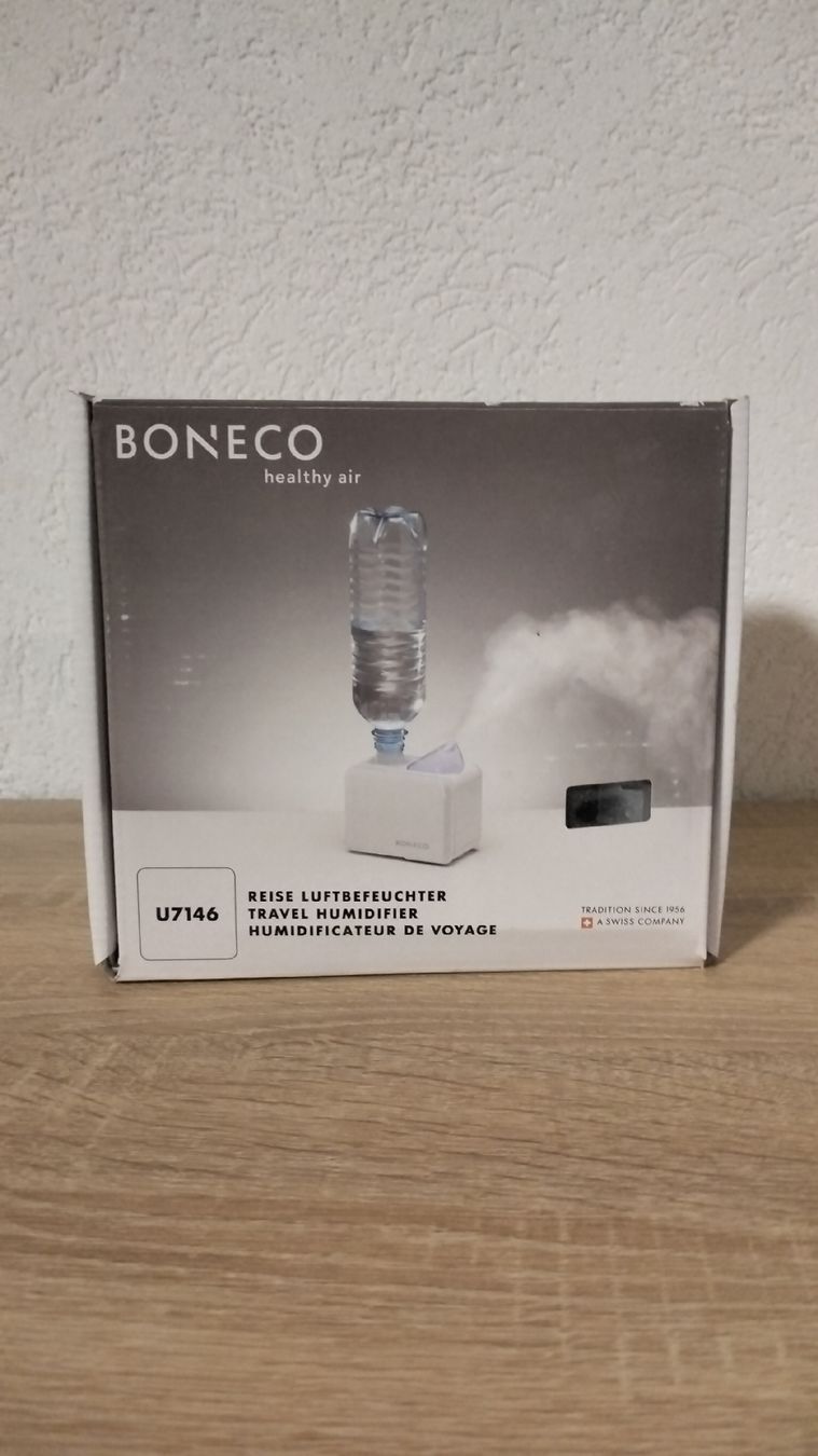 Boneco Umidificatori d'aria: Boneco Reise Luftbefeuchter U7146 weiss – Usato da Eggiwil venduto da Loego