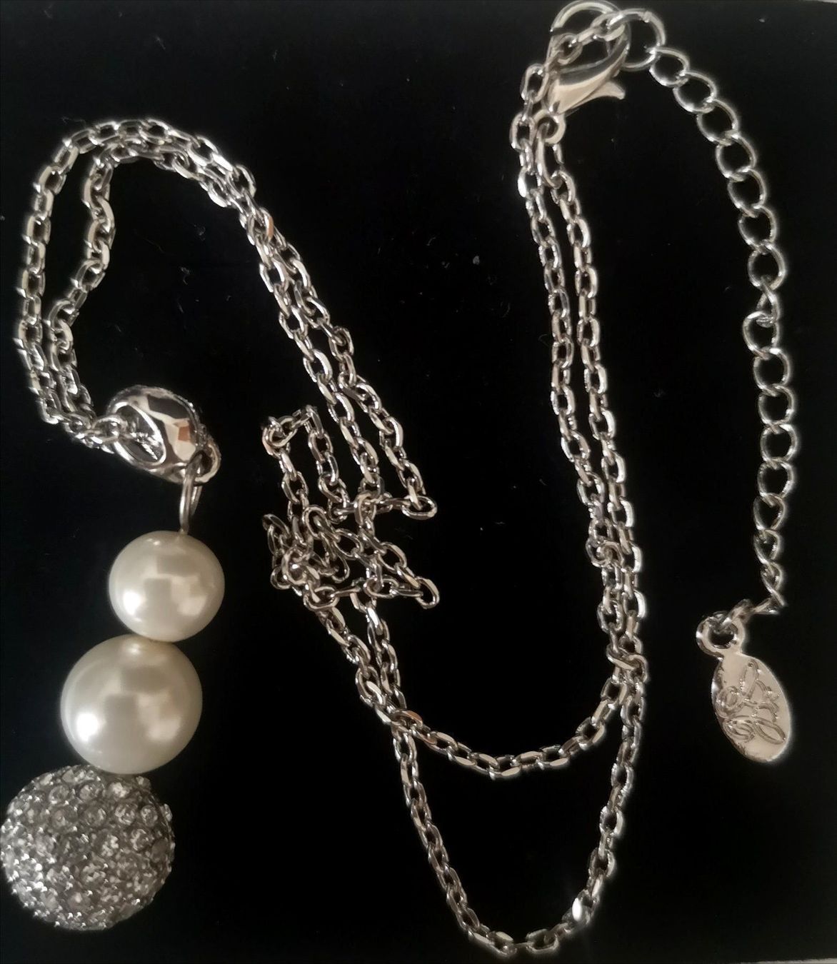 Catenine: NEU Kette Strass & Perlen v Candyjewels – Nuovo (secondo la descrizione) da Rapperswil SG venduto da lilkate
