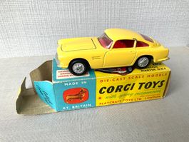 🟡🔵 CORGI TOYS # 218 / Aston Martin DB4 / 1960