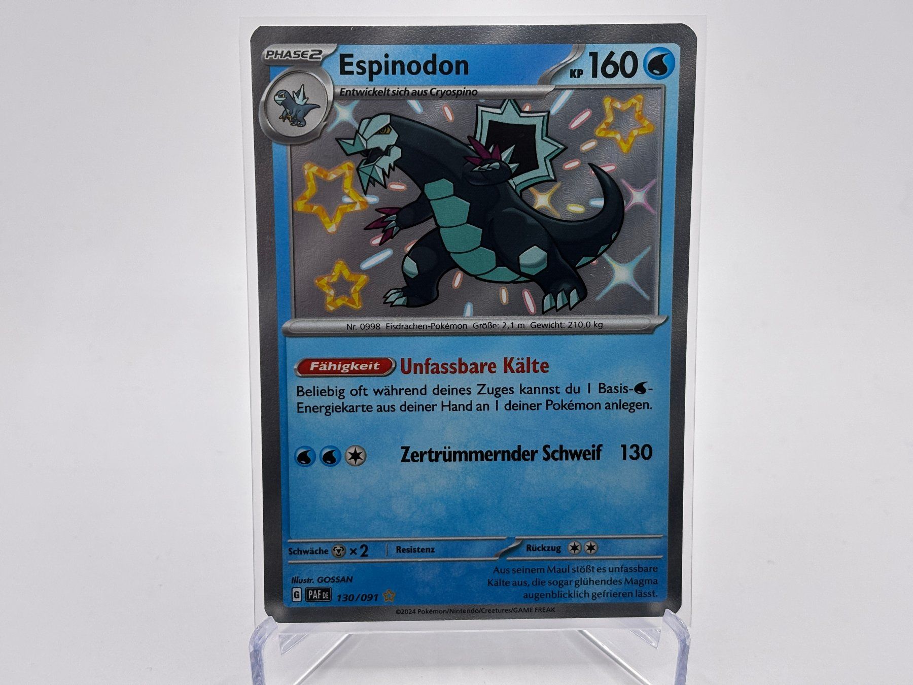 Pokémon Carte collezionabili: Paldeas Schicksale - Espinodon  (PAF 130) - DE – Nuovo (secondo la descrizione) da Allschwil venduto da Bullach
