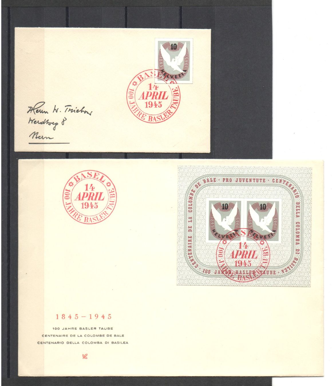 Alle Briefmarken: FDC – Gebraucht aus Echichens von Topfila