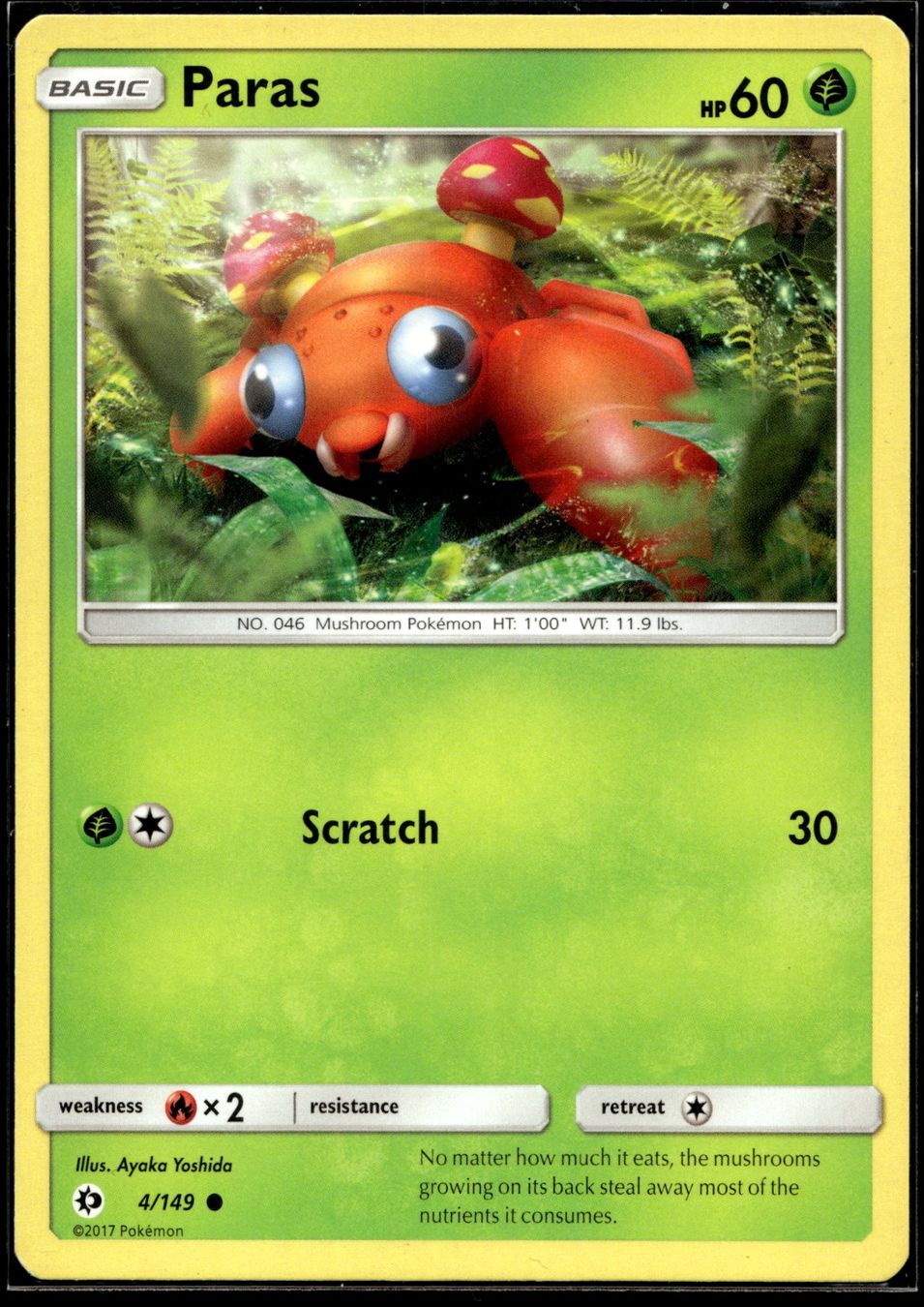 Pokémon Carte collezionabili: Paras (SUM EN 4/149) – Nuovo (secondo la descrizione) da Affoltern am Albis venduto da Chiesa_5