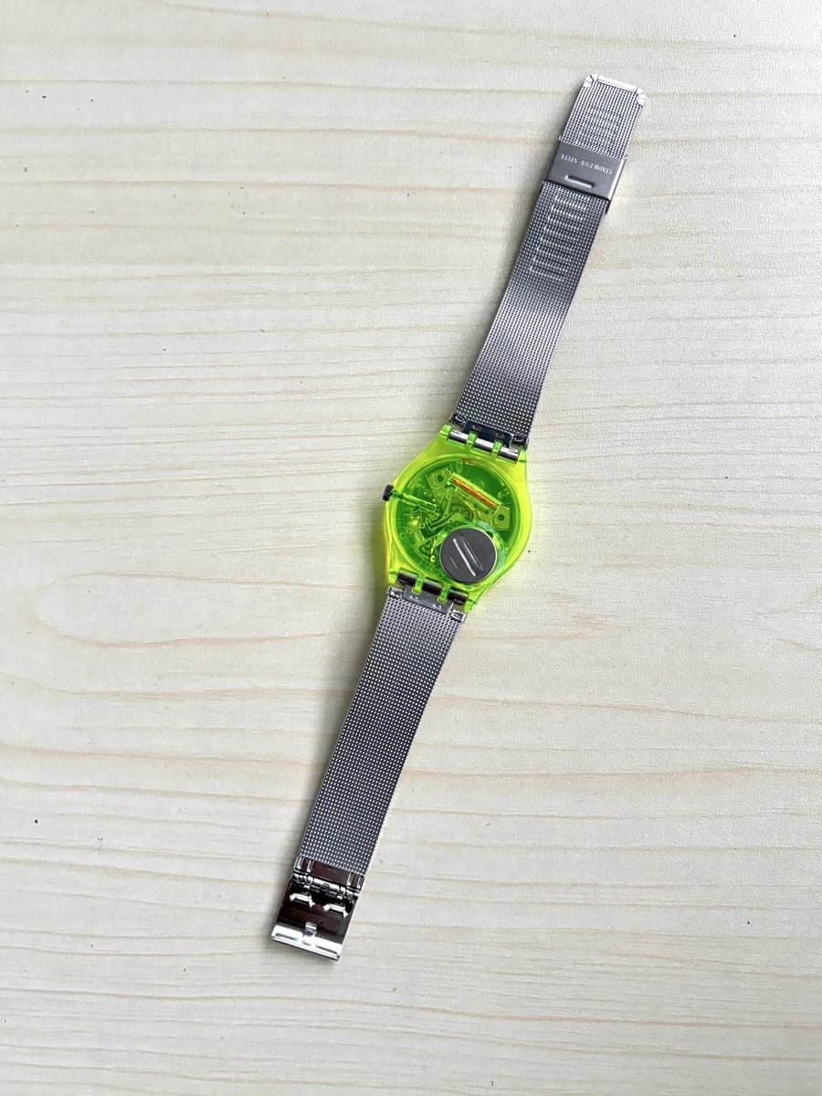 Swatch Orologi: Swatch Uhr transparent mit Mesh-Armband  – Nuovo (secondo la descrizione) da Grenchen venduto da chththl 6