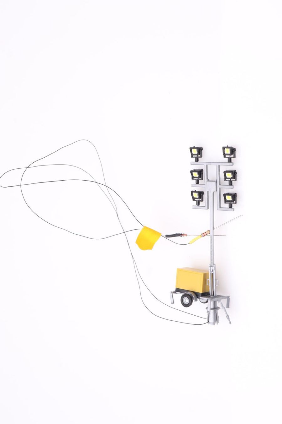 Modellini di ferrovie: H0 Baustellenbeleuchtung LED – Usato da Ried (Muotathal) venduto da Modellbahn.swiss