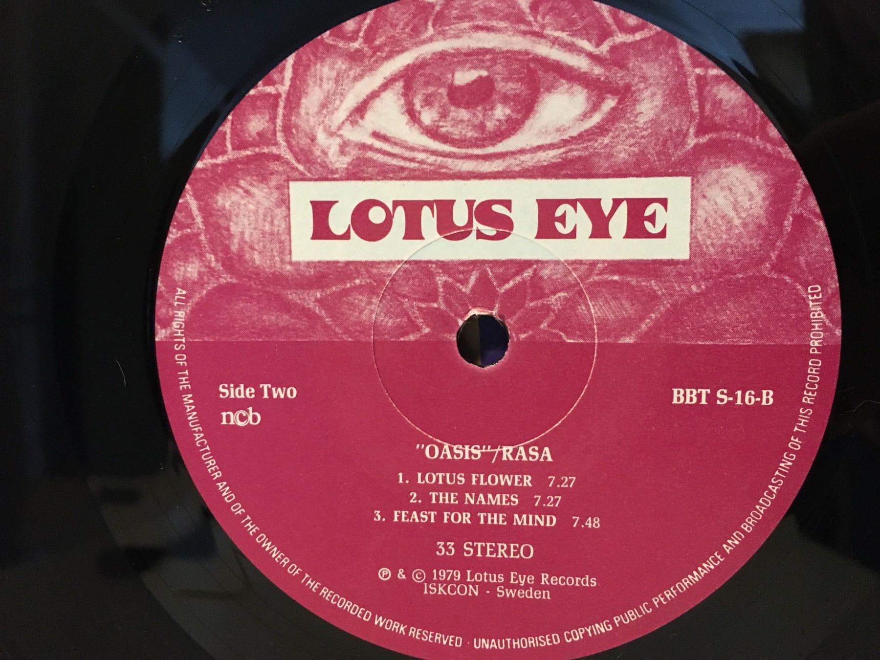 Dischi in vinile: Schallplatte - OASIS - RASA - LOTUS EYE - 1979 – Usato da Andwil SG venduto da Rainboli 7