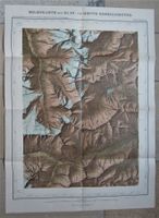 Reliefkarte Saas- und Monte Morogebiet
