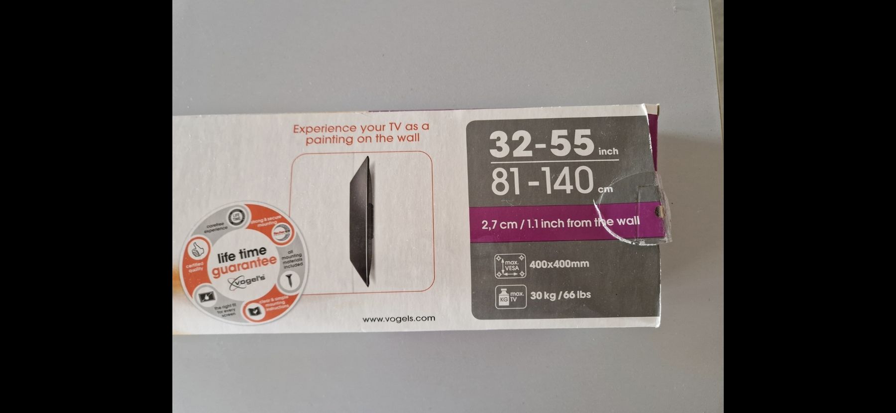 Supporti a parete: TV Wandhalterung Vogels Base bis 55" – Usato da Rombach venduto da Malivo 2