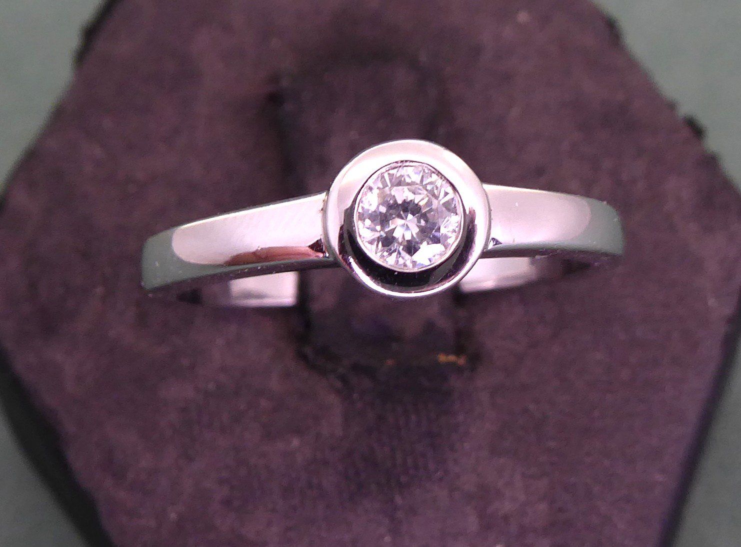 Ringe: Ring 925 Silber mit synthetischem Stein – Gebraucht aus Muri AG von silvermouse007 1