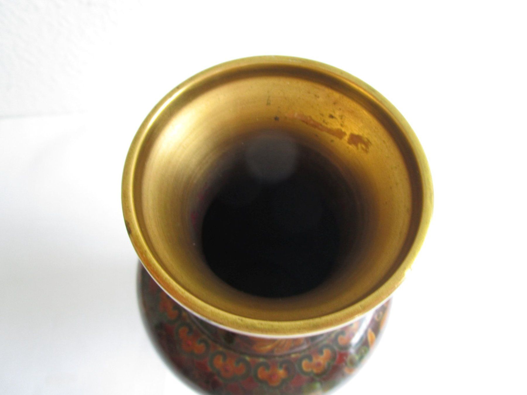 Vasi & Recipienti: Chinesische Cloisonnée Vase mit Sockel – Usato da Binningen venduto da Oldfashion 4