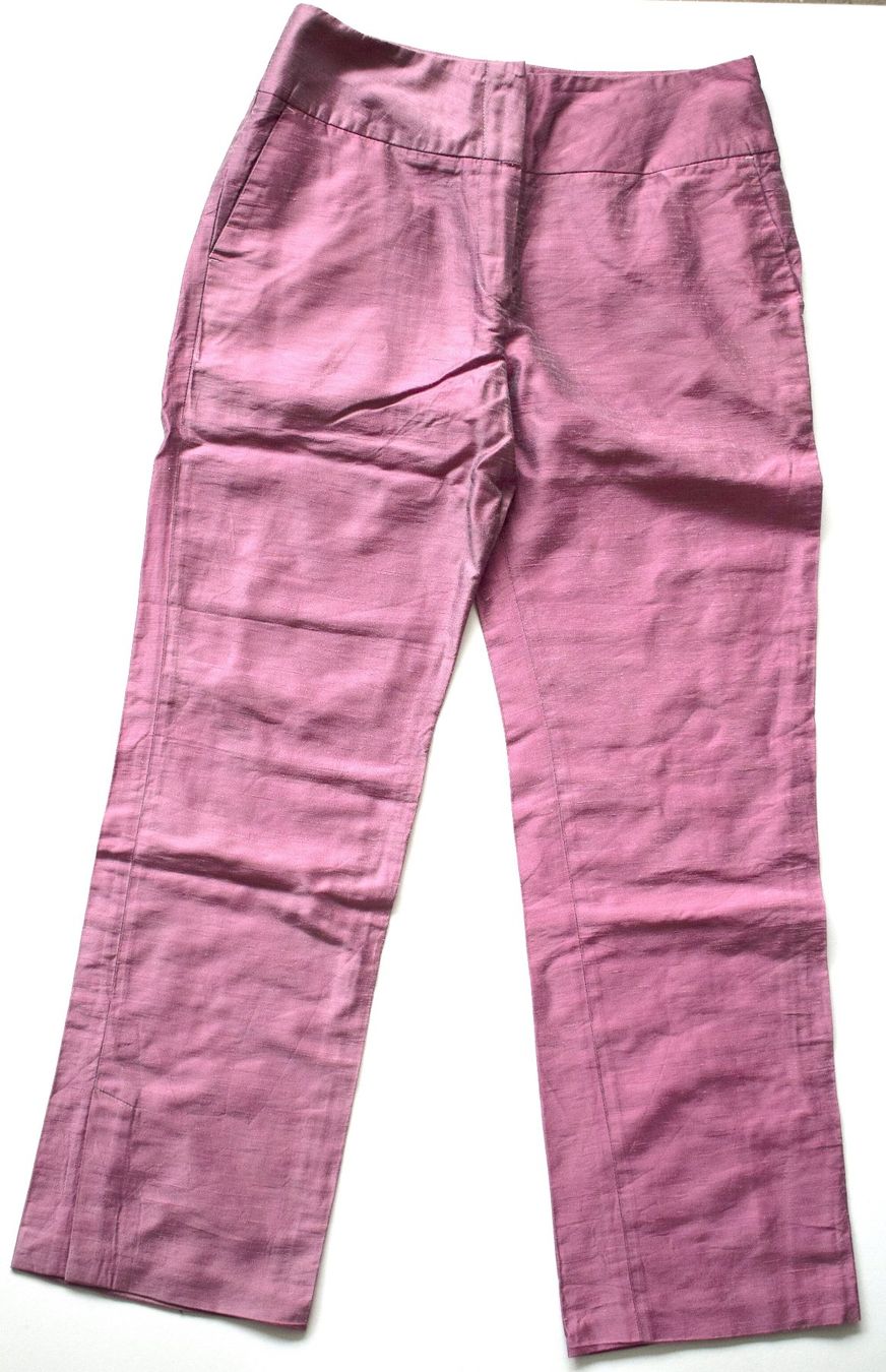 More & More Pantaloni: MORE & MORE Gr. 34 Rohseide Sommerhose – Usato da Dulliken venduto da ichwettichhett