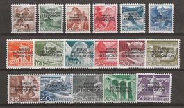 1948-50 : Genfer Ämter Serien 23- 39, postrfrisch **