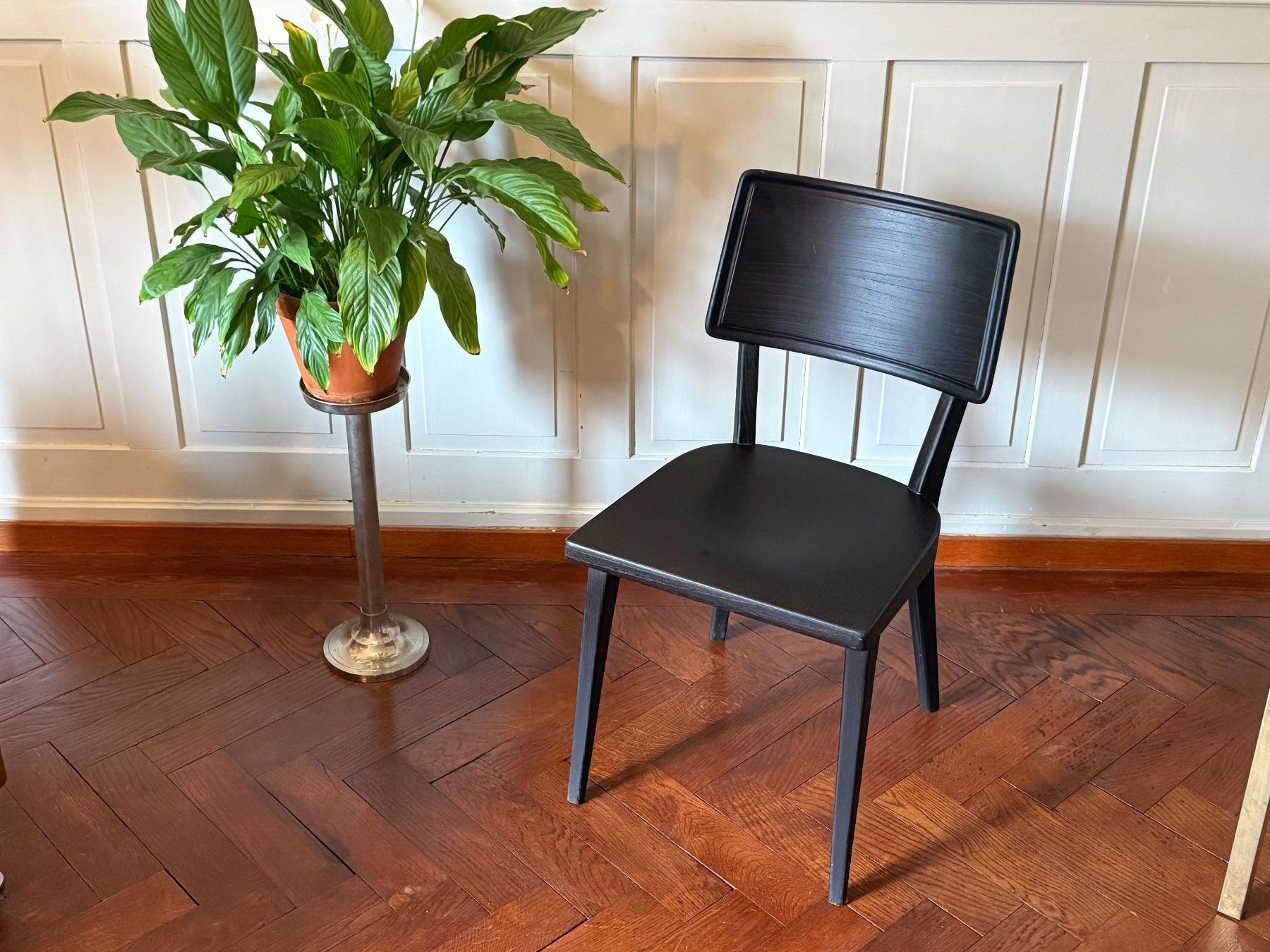 Stühle: Klassischer Schweizer Design Holz Stuhl Beizenstuhl Schwarz – Gebraucht aus Zürich von TiptopGerneWieder 2