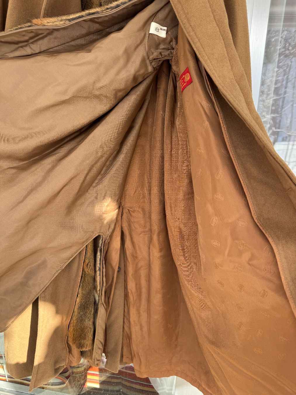 Mäntel: Salko Vintagemantel mit Echtfell Futter – Gebraucht aus Obfelden von cesarina10 5