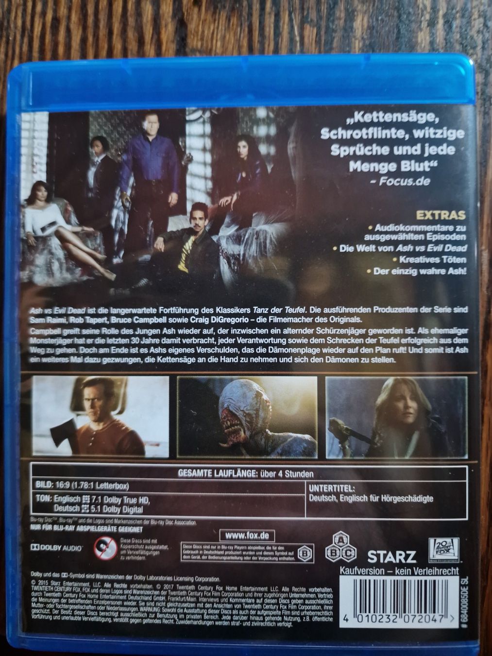 Tutti i DVDs: Ash vs Evil Dead - Die komplette 1. Staffel - Blu-ray – Usato da wünnewil venduto da mar_f2z8 2