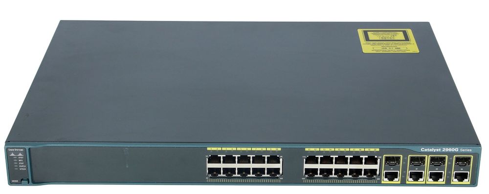 Cisco Catalyst 2960 24 10/100/1000, 4 T/SFP LAN Base Image (Gebraucht ...
