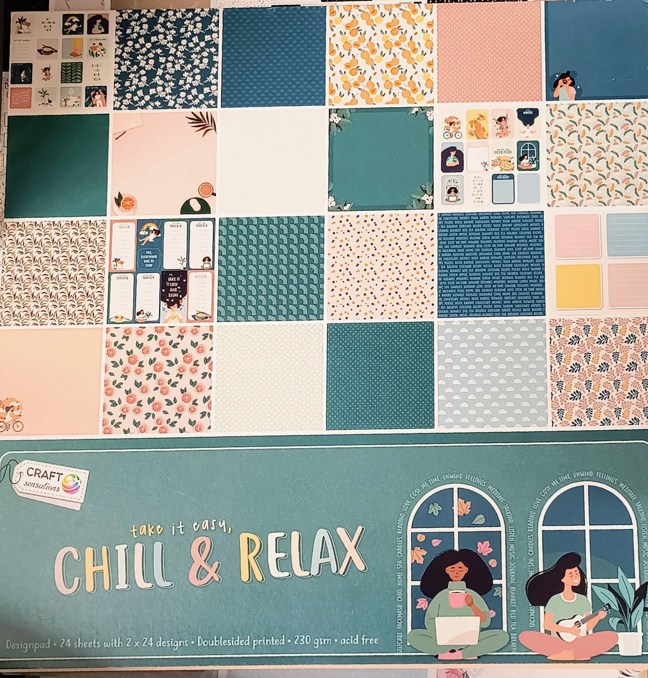 Carta: Desing Block / Papier / Scrapbooking – Nuovo (secondo la descrizione) da Würenlingen venduto da Striga 4