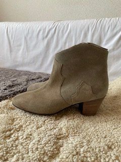Isabel Marant Damenschuhe: Isabel Marant Taupe Suede Dicker Booties Size 38 – Neu (gemäss Beschreibung) aus Bernhardzell von Sunka0 4