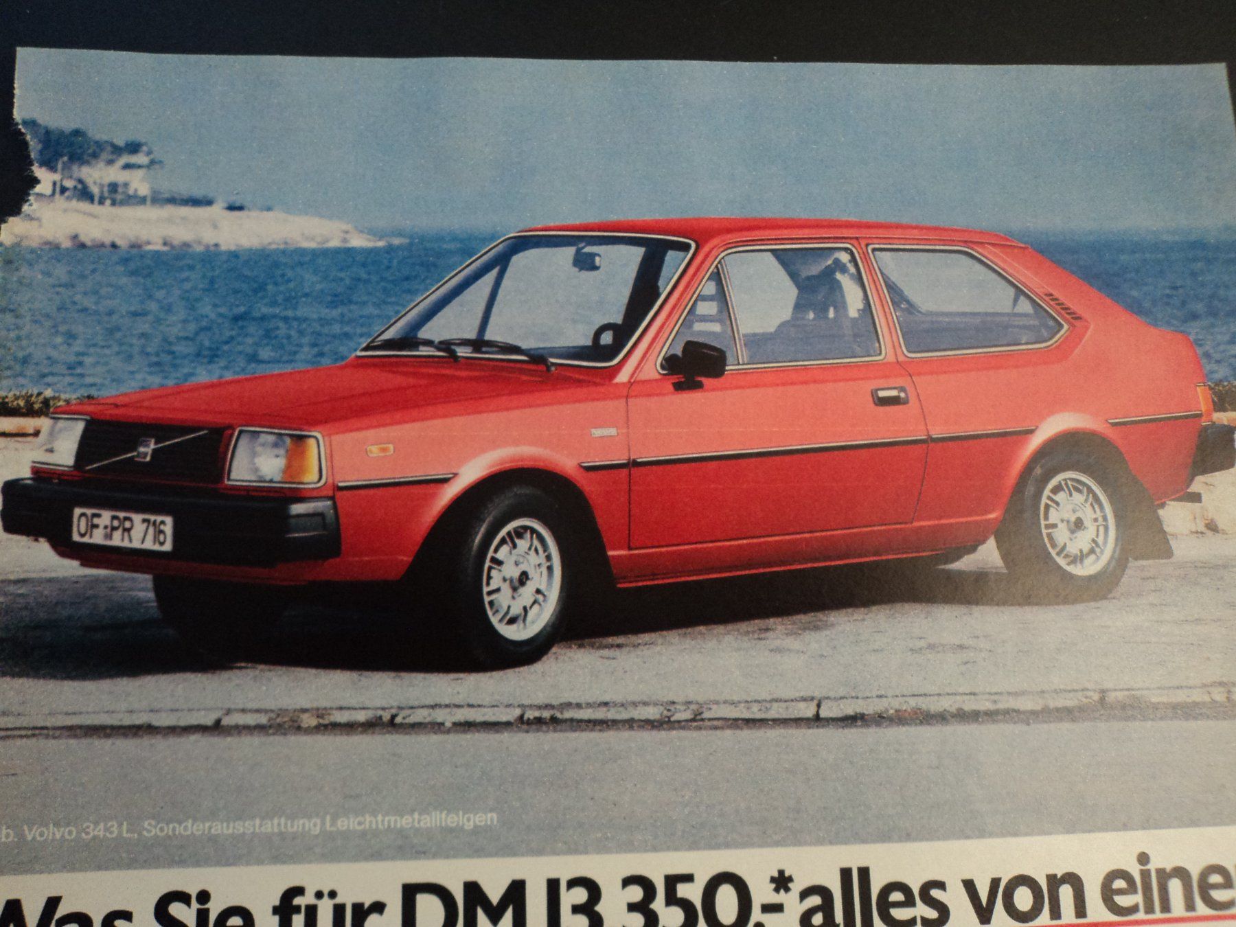 Volvo Documenti: Prospekt Werbung Volvo 343 1981 – Usato da Schwarzenburg venduto da modelCARama