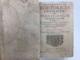 Gerardi Joannis Vossi RHETRORICES Contractæ, libri V
