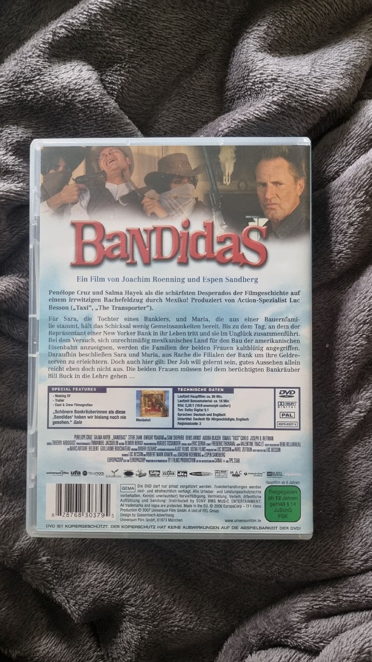 Tutti i DVDs: DVD Bandidas – Nuovo (secondo la descrizione) da Basel venduto da abo_xbd2 1