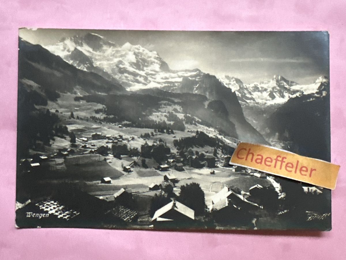 Ansichtskarten: Wengen – Gebraucht aus Zürich von Chaeffeler