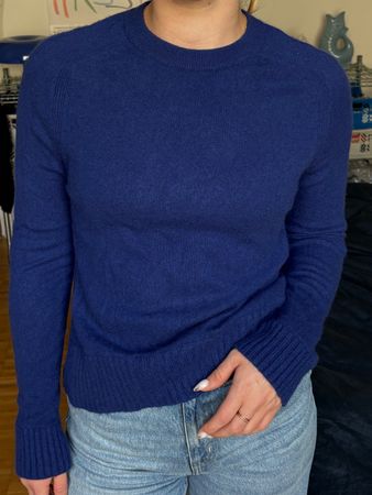 Blauer Parentis Kaschmir-Pullover