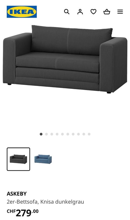 Bettsofa Askeby Ikea Kaufen auf Ricardo