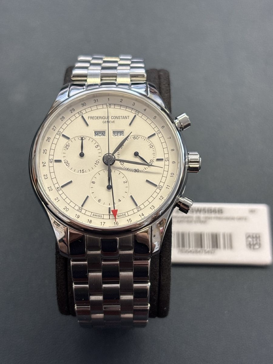 Frederique Constant Montres: Frederique Constant Chronograph Qrtz neu – Neuf (Voir description) à Zermatt par Wega.Boutique