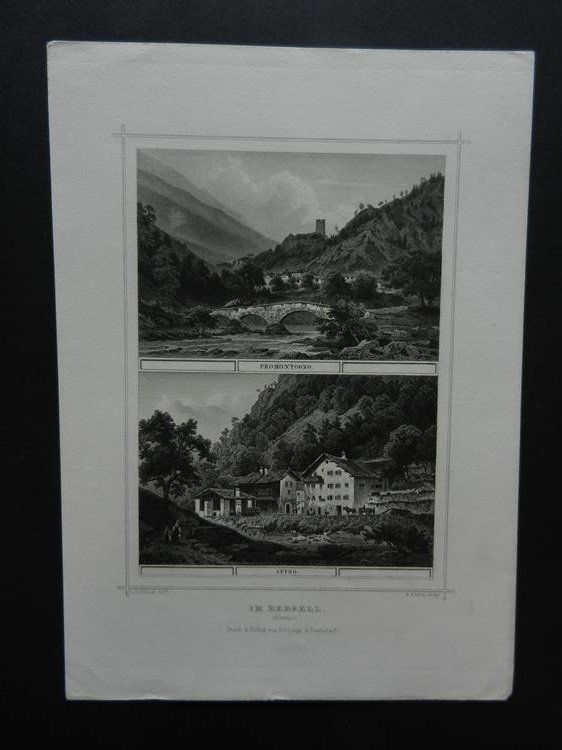 Gravures: Im Bergell Spino Promotogno – D'occasion à Risch par Rischli15