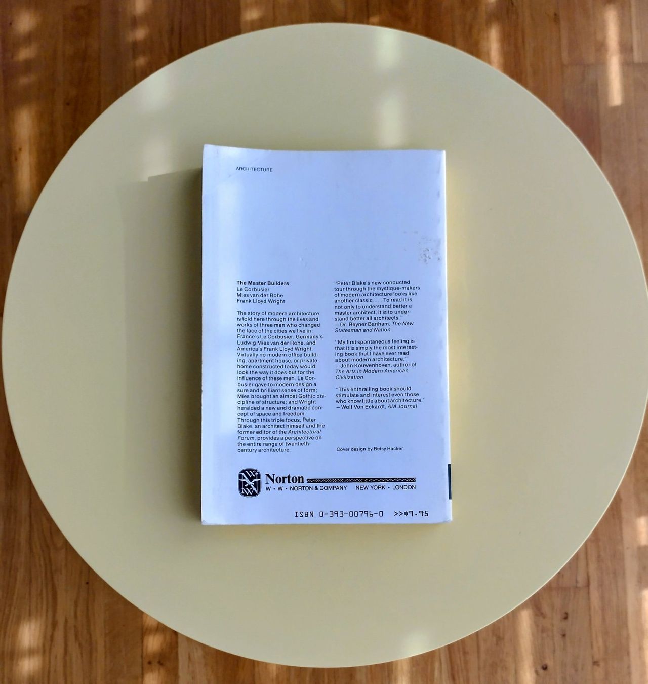 Bücher: The Master Builders (Le Corbusier, van der Rohe, Wright) – Gebraucht aus Zürich von atthesea 1