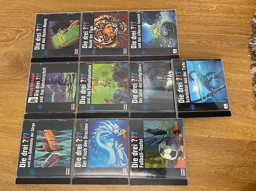 CDs: 10 VERSCHIEDENE "DIE DREI???" CD'S – D'occasion à Alberswil par mina012