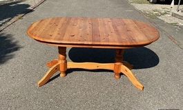 Kieferholztisch Massiv aussziehbar 158/208 X 105 cm