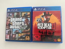 GTA 5, Red Dead Redemption 2, Sony Playstation 4, PS4, PS5