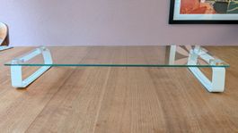 Logilink Monitorständer aus Glas+Metall, 560x210x80mm
