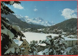 ST. MORITZ Aussicht v. Hotel Carlton, Foto C. Filli Celerina